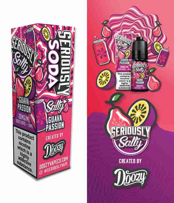 Seriously Salty Soda 10ml - Guava Passion