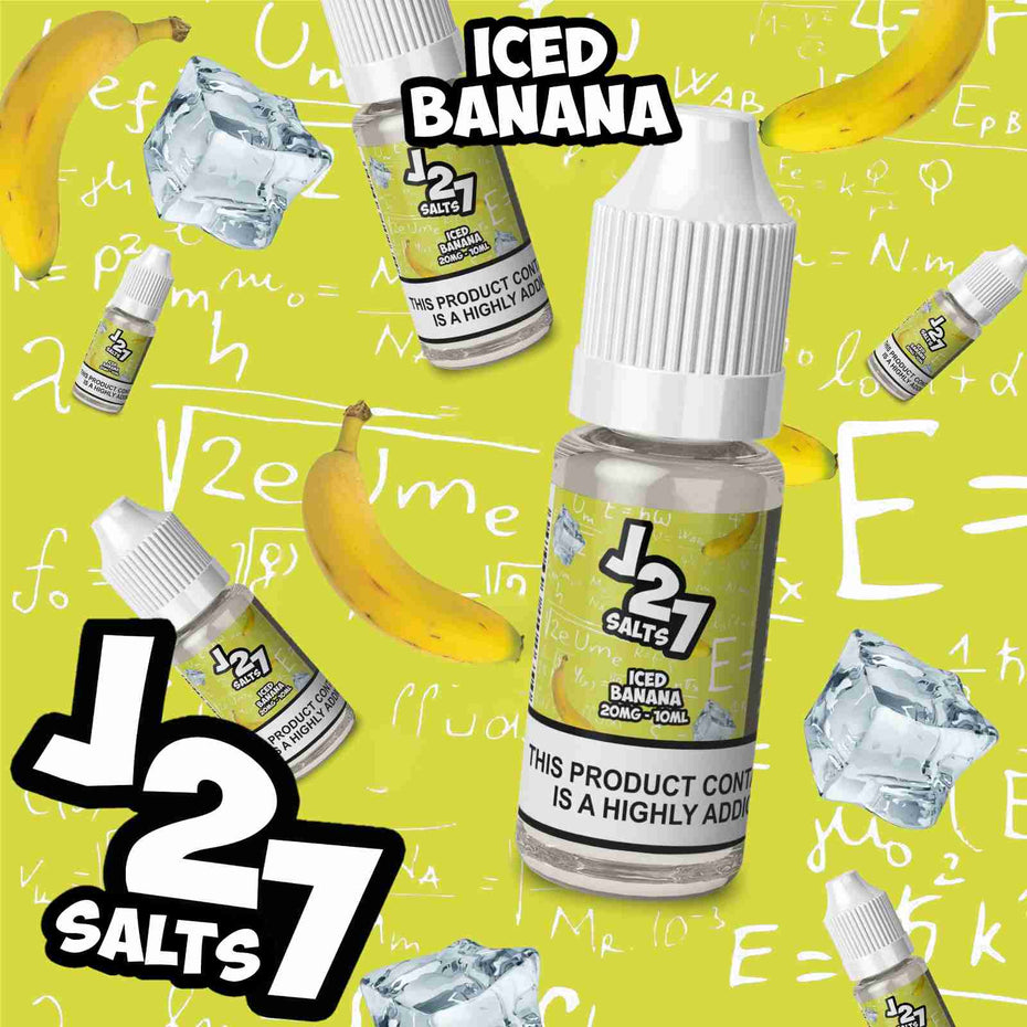 J27 Salts Iced Banana 10ml