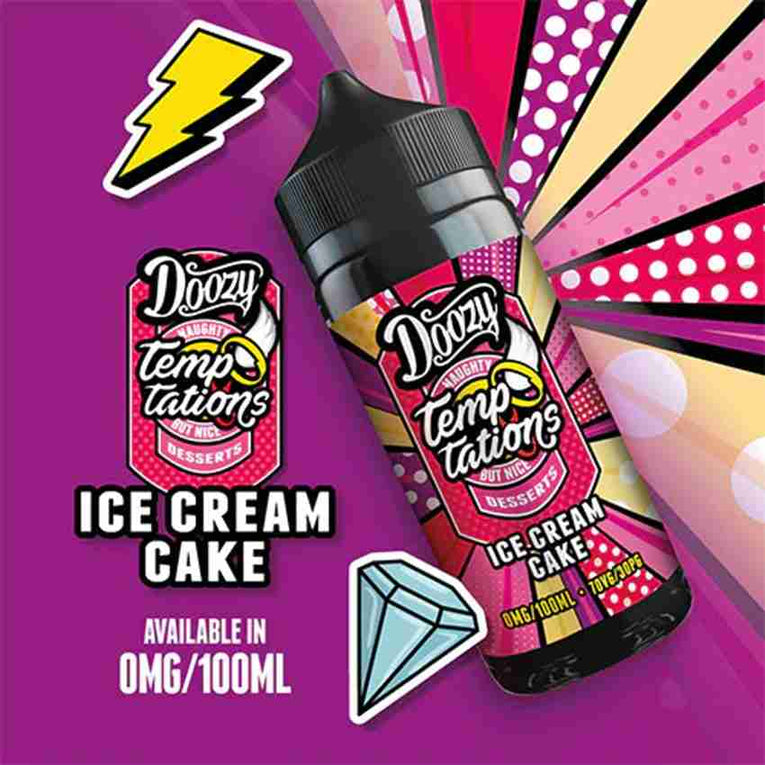 Doozy Temptations - Ice Cream Cake 100ml Short-fill