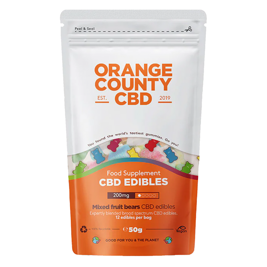 Orange County CBD Gummy Bears Grab Bag (200mg)